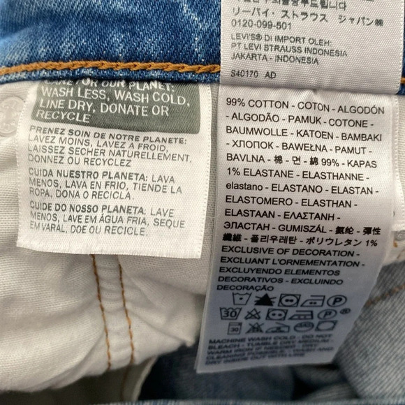 Levi’s Women’s Premium 501 Skinny Jeans Large E W29 L28 - Picture 13 of 16
